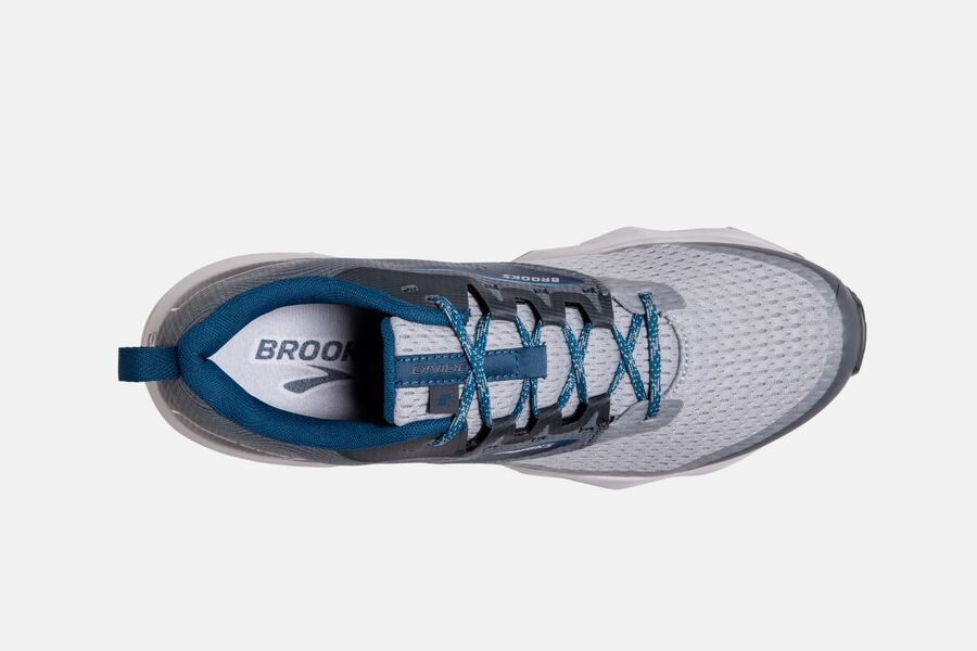 Brooks Israel Divide 2 Trail Running Shoes Mens - Grey/Blue - FSU-906853